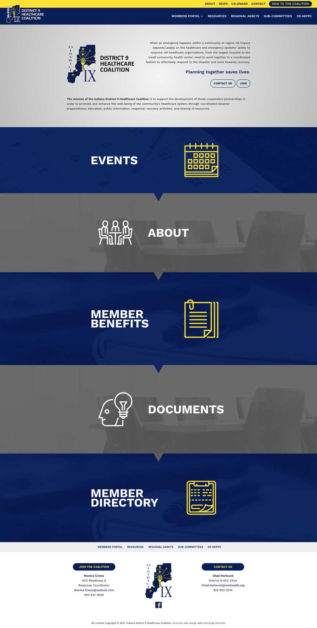 Indiana District 9 Healthcare Coalition